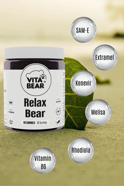 Vita Bear Relax Bear Stres, Kaygı, Endişe Ve Üzüntü Giderici ürün görseli 1