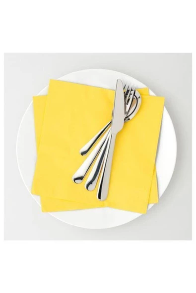 IKEA Fantastısk Peçete, Sarı 40x40 cm, 50 adet - Resim 3