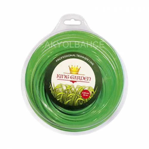 King Garden Tırpan Misinası Ot Çim Kesme İpi 3,30MM - 45M ürün görseli 1