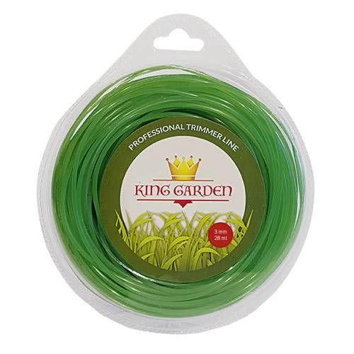 King Garden Tırpan Misinası Ot Çim Kesme İpi 3 MM - 28 M ürün görseli 1