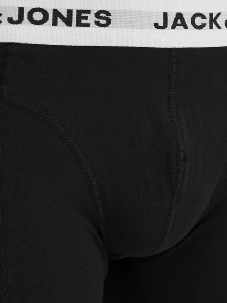 JACK JONES Solıd Erkek Pamuklu 5 li Boxer 12254366 - Resim 6