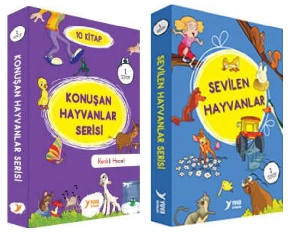 Yuva 1. Sınıf Konuşan Hayvanlar + Sevilen Hayvanlar 20 Kitap ürün görseli 1