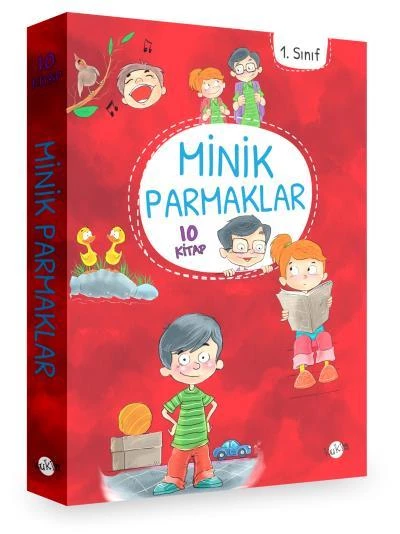 Kukla 1. Sınıf Minik Parmaklar Serisi Düz Yazı 10 Kitap ürün görseli 1