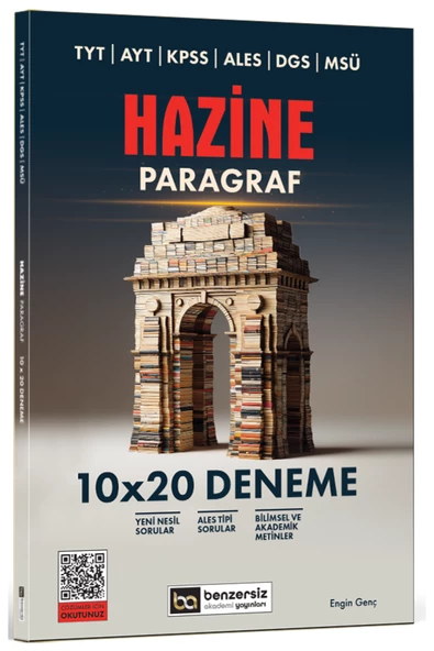 TYT AYT KPSS ALES DGS MSÜ Hazine Paragraf 10 x 20 Deneme Benzersiz Akademi Yayınları ürün görseli 1