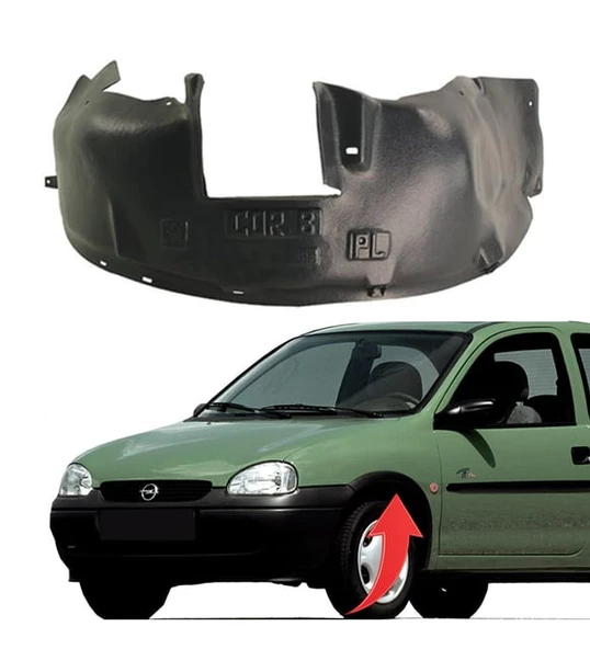 Opel Corsa B Ön Sol Çamurluk Davlumbazı ürün görseli 1