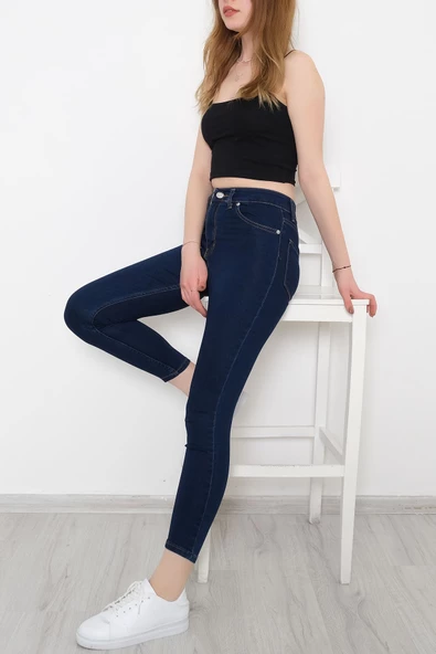 Süper Likra Kot Pantolon Koyumavi5 - 9815.1431. ürün görseli 1