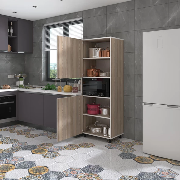 Kenzlife fırın dolabı fadime crd 185*66*45 mutfak banyo kiler ofis ürün görseli 1