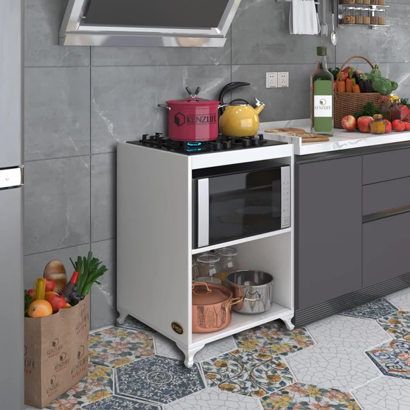 Kenzlife ocak dolabı figen byz 85x60x57 mutfak modül mini fırın  ankastre ocak için ürün görseli 1
