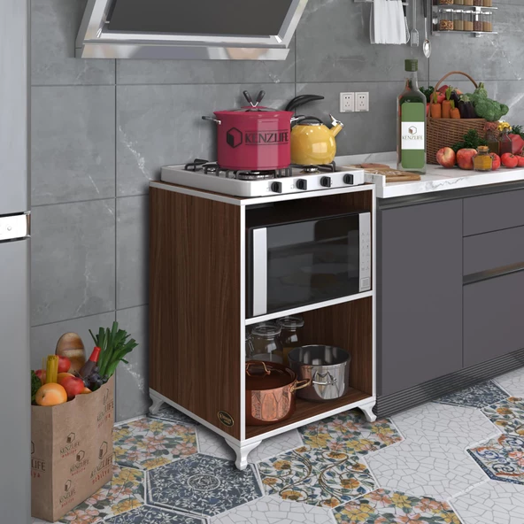 Kenzlife ocak dolabı iclal cvz 85*60*57 mutfak klasik setüstü ocak için modül ürün görseli 1
