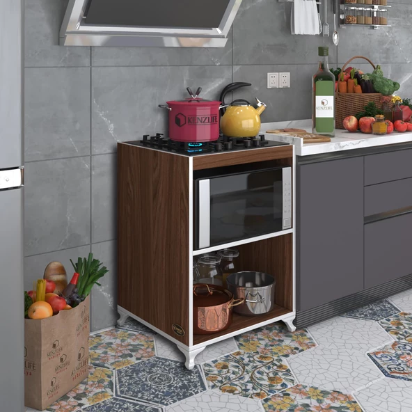 Kenzlife ocak dolabı figen cvz 85*60*57 mutfak modül mini fırın  ankastre ocak için ürün görseli 1