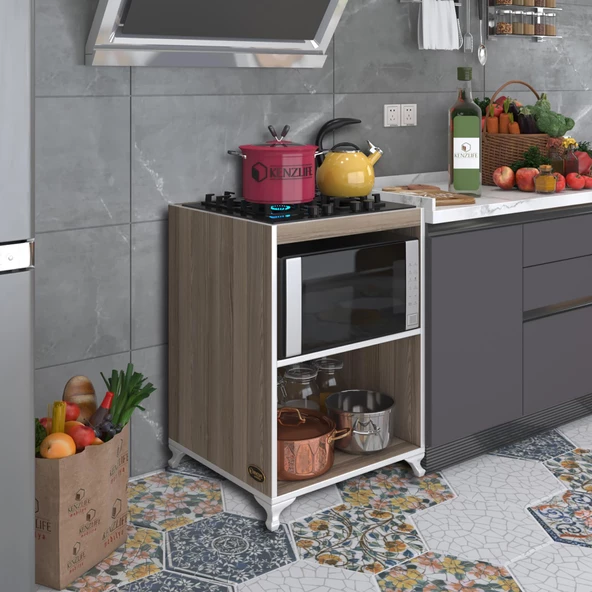 Kenzlife ocak dolabı figen crd 85*60*57 mutfak modül mini fırın  ankastre ocak için ürün görseli 1