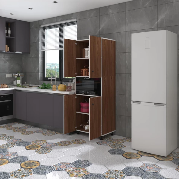 Kenzlife fırın dolabı bedriye cvz 185*66*45 mutfak banyo kiler ofis ürün görseli 1
