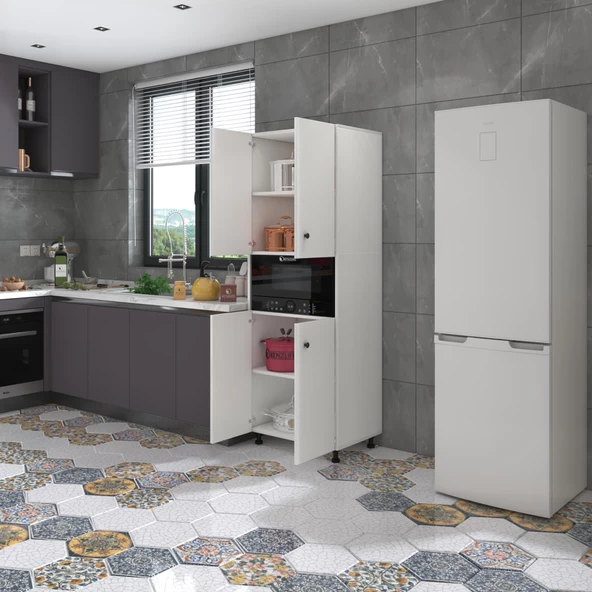 Kenzlife fırın dolabı bedriye byz 185*66*45 mutfak banyo kiler ofis ürün görseli 1