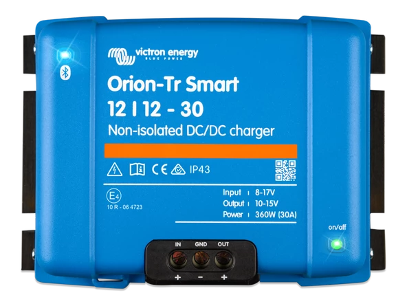 Victron 12/12V 30A İzolesiz DC-DC Charger Bluetooth Özellikli, ORI121236140, ürün görseli 1