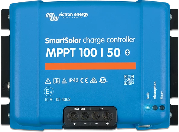 Victron SmartSolar MPPT 100/50 Bluetooth Solar Şarj Cihazı ürün görseli 1