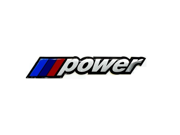 Bmw M Power Logolu Sticker - //M Power Logo Sticker - Resim 3