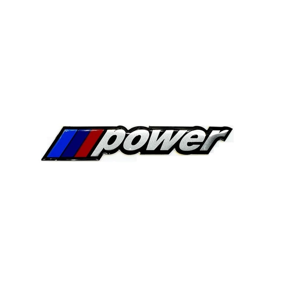 Bmw M Power Logolu Sticker - //M Power Logo Sticker ürün görseli 1