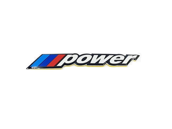 Bmw M Power Logolu Sticker - //M Power Logo Sticker - Resim 2
