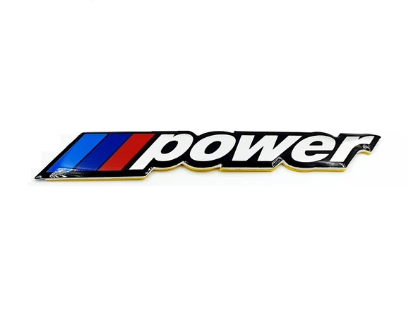 Bmw M Power Logolu Sticker - //M Power Logo Sticker - Resim 4