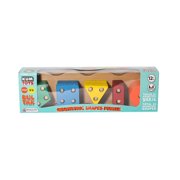 KM5656 Ahşap Beşli Bultak -Kumtoys ürün görseli 1