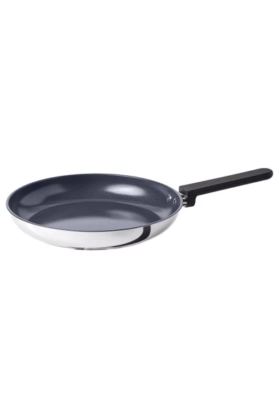 IKEA MIDDAGSMAT 28 CM KIZARTMA TAVASI YAPIŞMAZ SOL-JEL SERAMİK KAPLAMA PASLANMAZ ÇELİK ürün görseli 1
