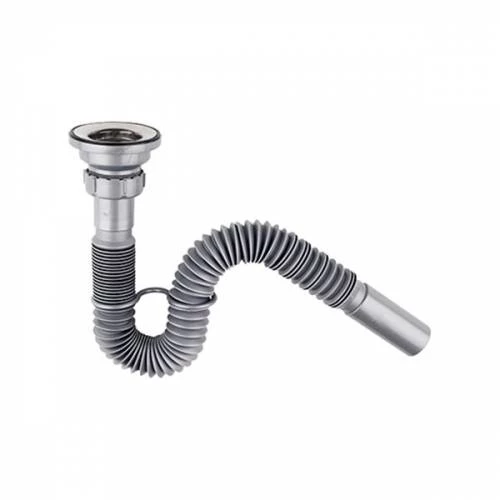 Paslanmaz Lavabo Lüx Evye Sifonu Lüx Körüklü Sifon 32 mm Donau ürün görseli 1