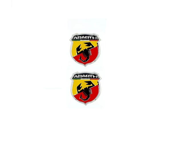 Abarth Arma Alüminyum Pleksi 2 Adet - Resim 2