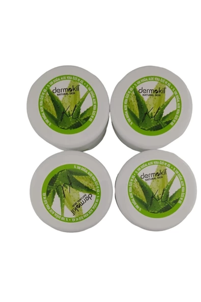 Dermokil %100 Doğal Aloe Vera Özü Ve Kil El Yüz Ve Vucut Kremi Set Halıinde 4 Adet(300*4:1200 Ml) ürün görseli 1