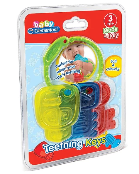 Baby Clementoni Yumuşak Renkli Anahtar Dişlik 17057 ürün görseli 1