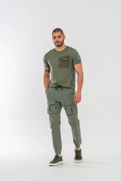 BERMUDA PANTOLON SAFARİ - 519 - N21 - Resim 3