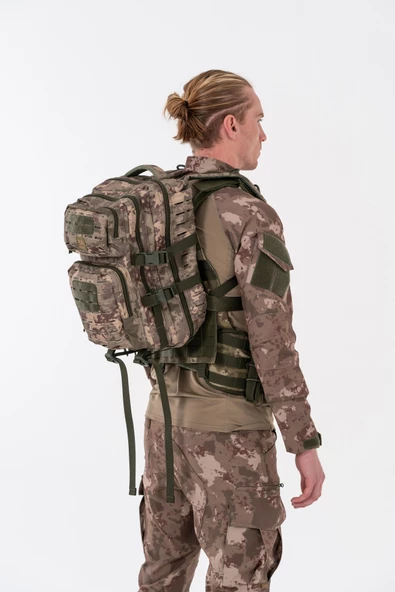 ÇANTA TACTICAL 35 LT-KAMUFLAJ-658 - Resim 3