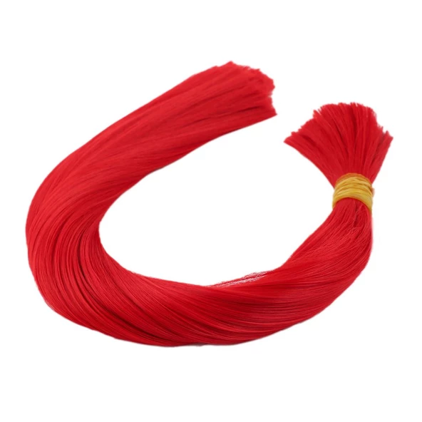 Kırmızı Renkli Sentetik Boğum Saç - 1Kg SBS-RED-PM-14X ürün görseli 1