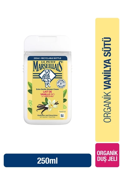 Le Petit Marseillais Vanilya Sütü Duş Jeli 250 Ml ürün görseli 1