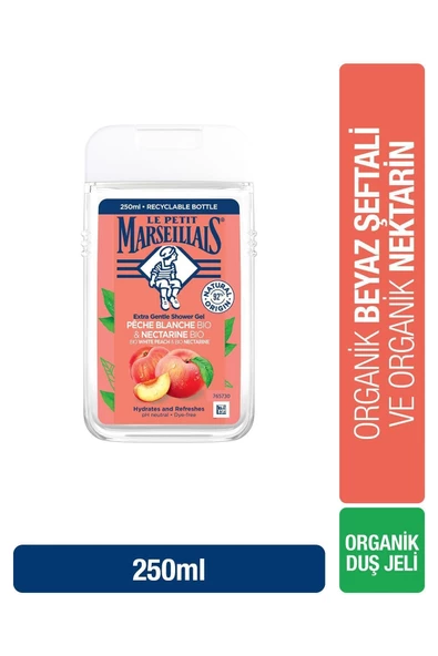 Le Petit Marseillais Beyaz Şeftali Ve Nektarin Duş Jeli 250 ml ürün görseli 1