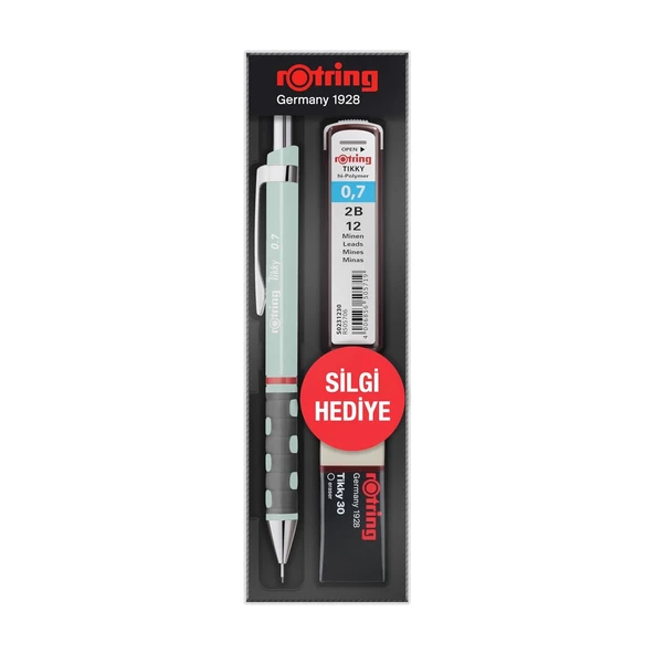 Rotring Tikky Okul Seti Uç+ Silgi Hediyeli Versatil Seti 0.7 - Resim 4