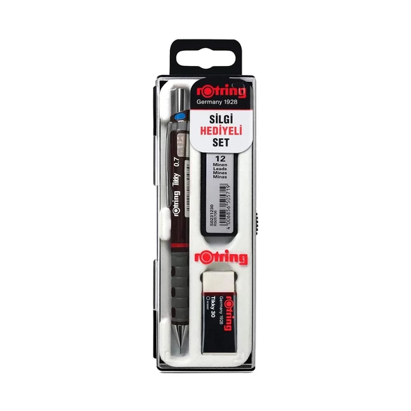 Rotring Tikky Okul Seti Uç+ Silgi Hediyeli Versatil Seti 0.7 - Resim 6