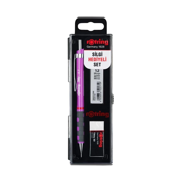 Rotring Tikky Okul Seti Uç+ Silgi Hediyeli Versatil Seti 0.7 - Resim 12