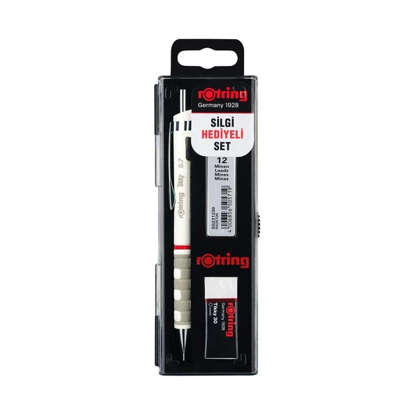 Rotring Tikky Okul Seti Uç+ Silgi Hediyeli Versatil Seti 0.7 - Resim 7