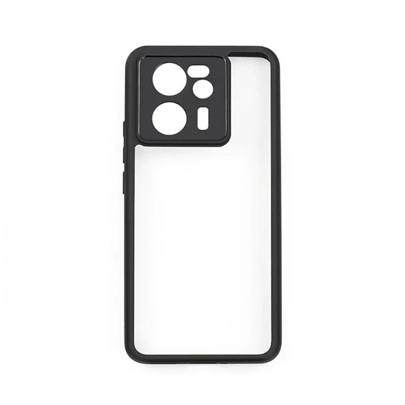 Xiaomi Mi 13T Uyumlu  Uyumlu KılıfKamera Korumalı Şeffaf Arka Yüzey New Roll Kapak ürün görseli 1