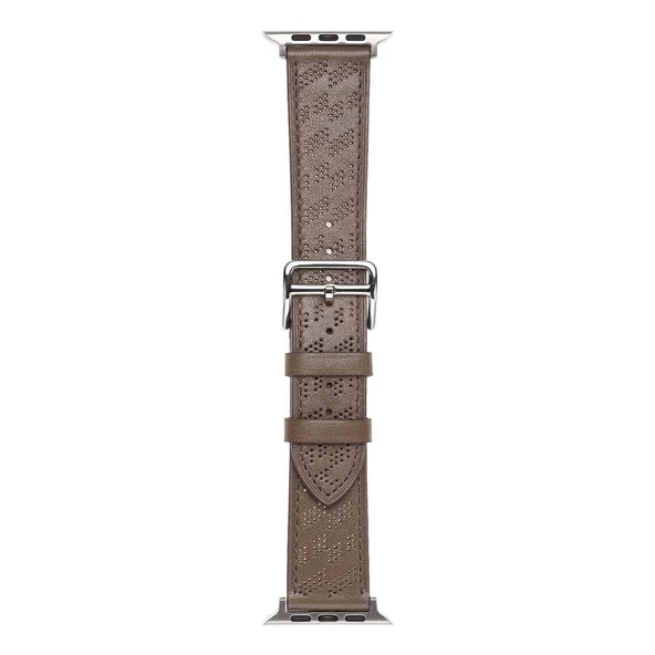 ​​​Watch 42mm KRD-76 PU Deri Kordon Strap Kayış - Resim 4