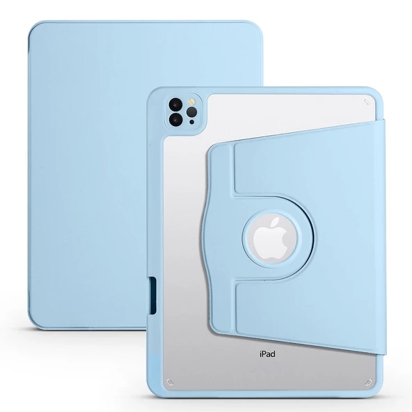 iPad 10.9 2022 (10.Nesil) Uyumlu  Uyumlu KılıfTermik Kalem Bölmeli Dönebilen Standlı  Uyumlu Kılıf ürün görseli 1
