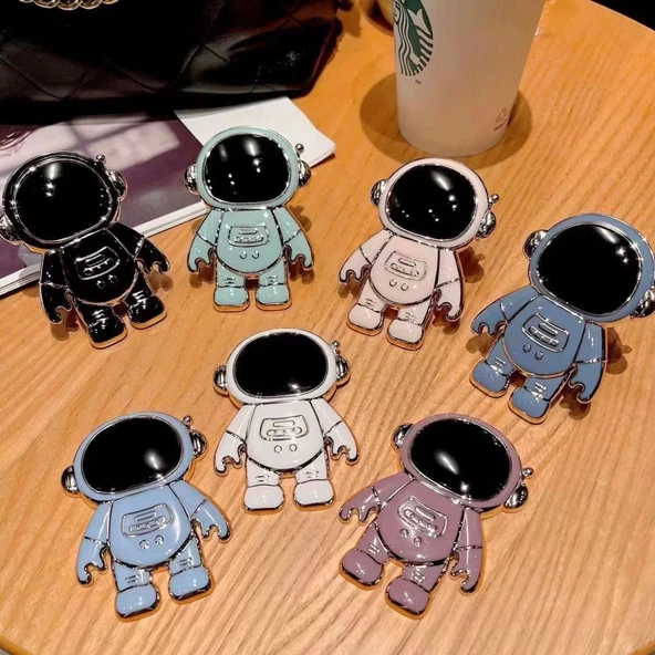 Space Astronot Figürlü Cep Telefonu Standı - Resim 3