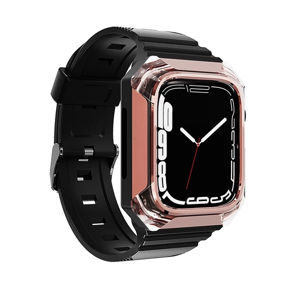 Watch 44mm KRD-88 Sert PC Kasa Koruyuculu Silikon Kordon ürün görseli 1