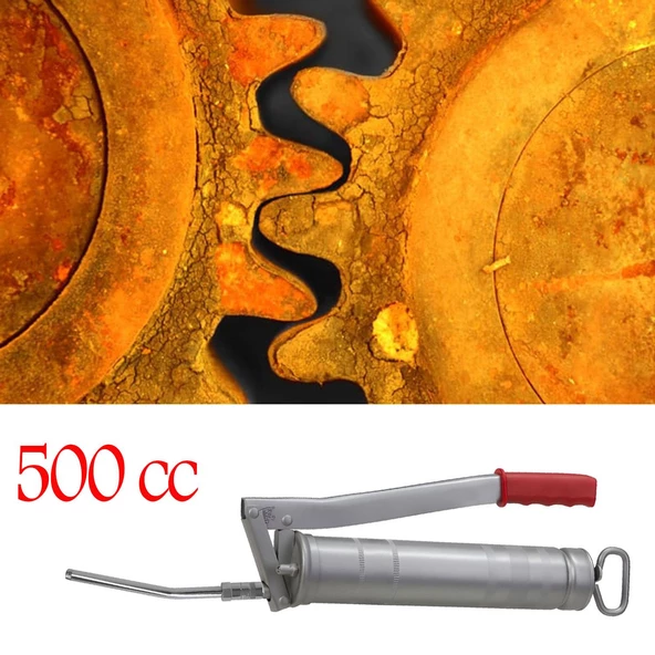 Havalı Gres Pompası 500 cc Manuel El Tipi Yağlama Bakım - Resim 5
