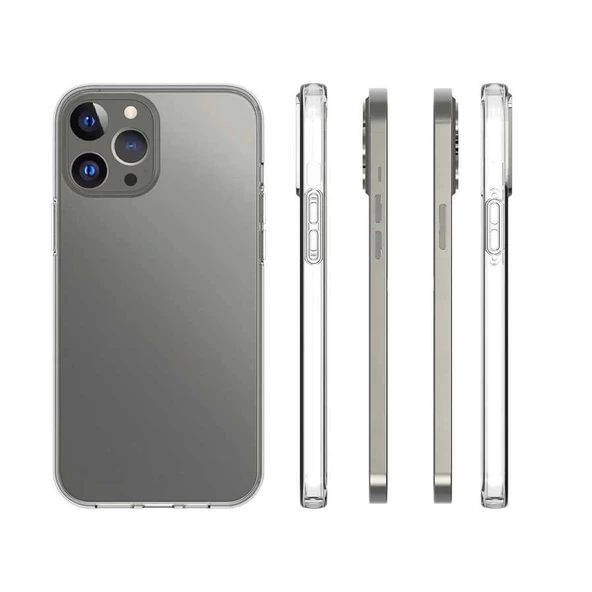 iPhone 15 Pro Max  Uyumlu KılıfSüper Silikon Kapak - Resim 6