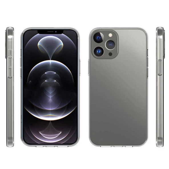 iPhone 15 Pro Max  Uyumlu KılıfSüper Silikon Kapak - Resim 4