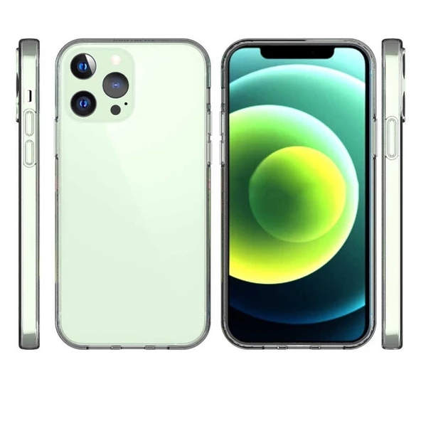 iPhone 15 Pro  Uyumlu KılıfSüper Silikon Kapak - Resim 6