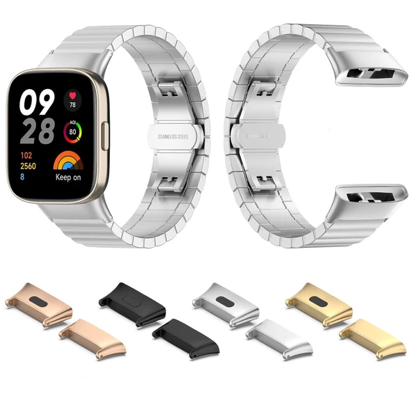 Xiaomi Redmi Watch 3 Metal Kordon Dönüştürücü - Resim 2