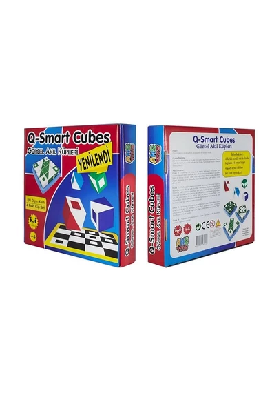 Q-boxx Cubes Qbitz Görsel Akıl ve Zeka Küpleri (YENİLENDİ) Q-bitz Q-smart Q Smart Küp Oyunu ürün görseli 1