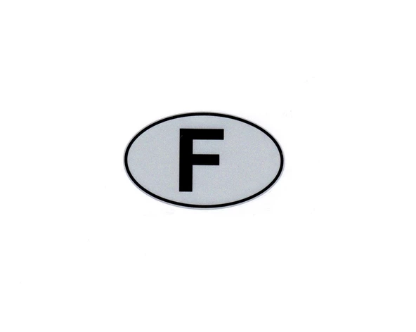 Etiketçilere Özel Reflektif Sticker F Fransa Sticker ürün görseli 1